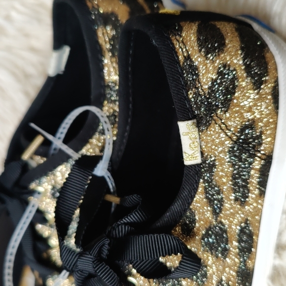 KATE SPADE KEDS for Kate Spade New York Shiny Leopard Kids size 4 M - Picture 3 of 6